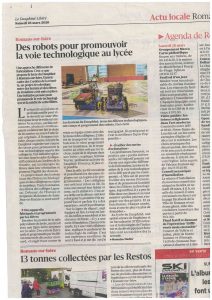 Le lycée du Dauphiné dans la presse