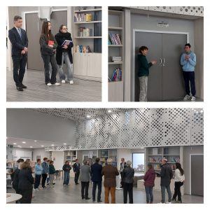 Inauguration des plaques des deux salles du CDI